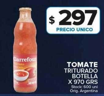 Carrefour Maxi Tomate triturado botella oferta