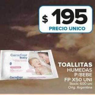 Carrefour Maxi Toallitas humedas p bebe oferta