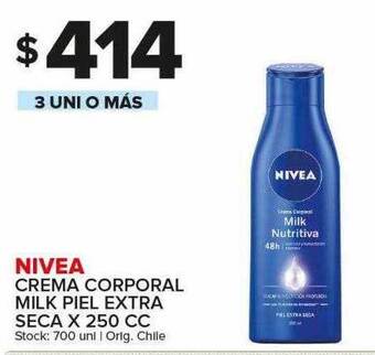 Carrefour Maxi Nivea crema corporal milk piel extra seca oferta