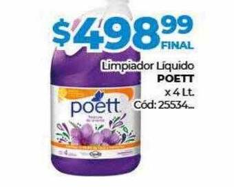 Diarco Limpiador líquido poett oferta