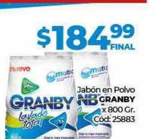 Diarco Jabón en polvo granby oferta