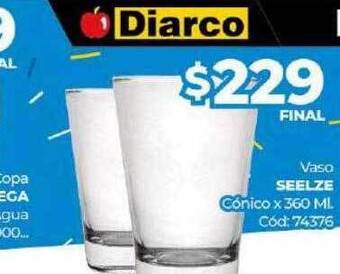 Diarco Vaso seelze cónico oferta