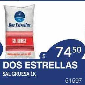 Masivos Dos estrellas sal gruesa oferta