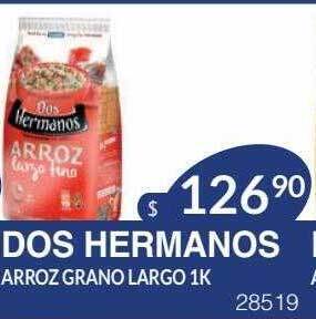 Masivos Dos hermanos arroz grano largo oferta