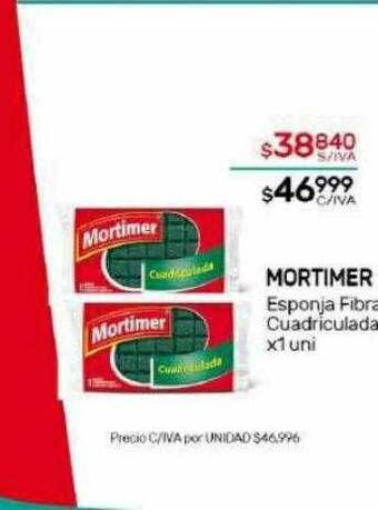 Nini Mayorista Mortimer esponja fibra cuadriculada oferta
