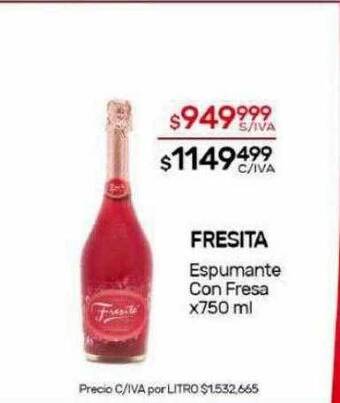 Nini Mayorista Fresita espumante con fresa oferta