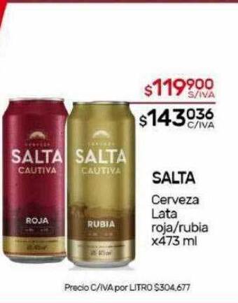 Nini Mayorista Salta cerveza lata roja rubia oferta