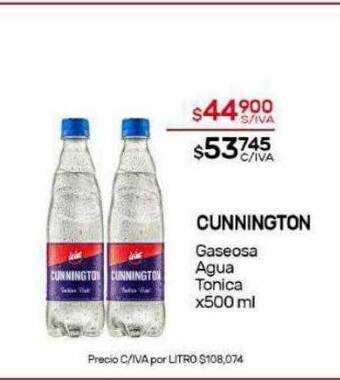 Nini Mayorista Cunnington gaseosa agua tonica oferta