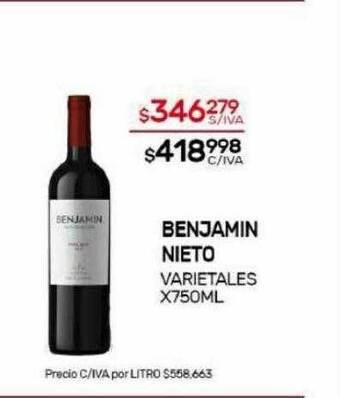 Nini Mayorista Benjamin nieto varietales oferta