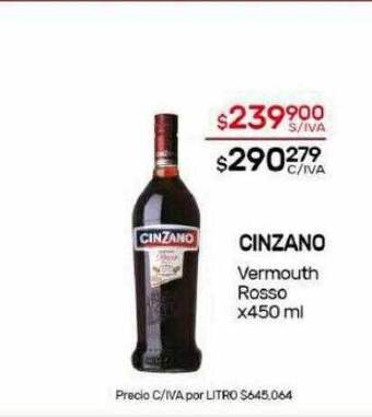 Nini Mayorista Cinzano vermouth rosso oferta