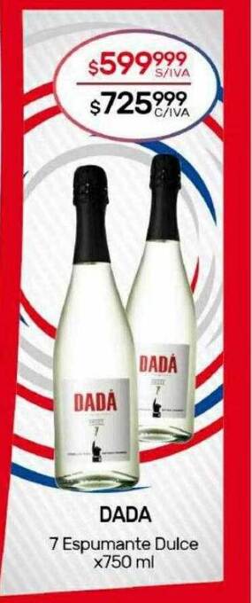 Nini Mayorista Dada 7 espumante dulce oferta