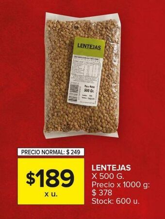 Carrefour Maxi Lentejas x 500g oferta