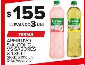 Carrefour Maxi Terma aperitivo s alcohol vs sabores oferta