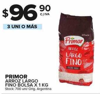Carrefour Maxi Primor arroz largo fino bolsa oferta