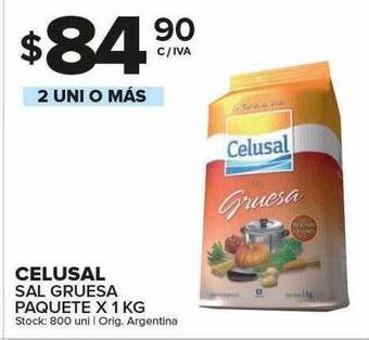 Carrefour Maxi Celusal sal gruesa paquete oferta