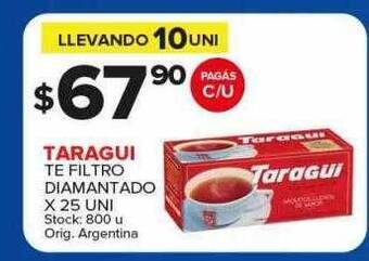 Carrefour Maxi Taragui te filtro diamantado oferta