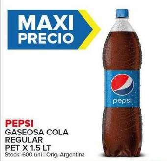 Carrefour Maxi Pepsi gaseosa cola regular oferta