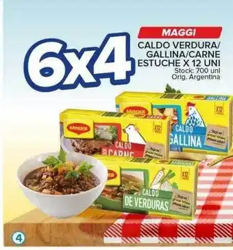Carrefour Maxi Maggi caldo verdura gallina carne estuche oferta