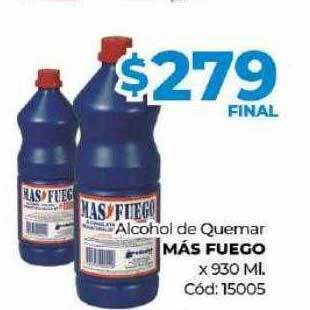 Diarco Alcohol de quemar más fuego oferta
