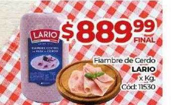 Diarco Fiambre de cerdo lario oferta