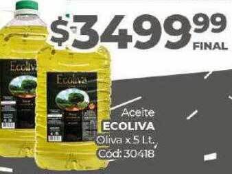 Diarco Aceite ecoliva oliva oferta