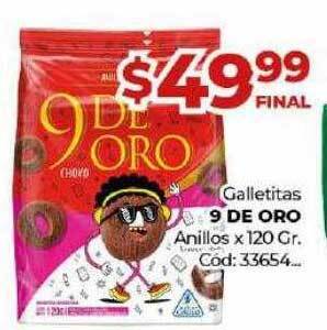 Diarco Galletitas 9 de oro anillos oferta