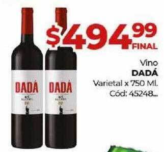 Diarco Vino dadá varietal oferta