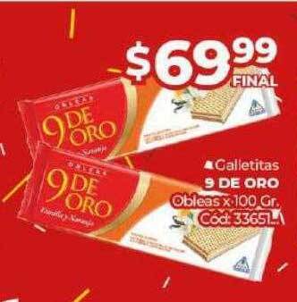 Diarco Galletitas 9 de oro obleas oferta