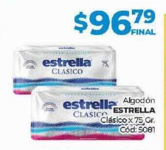 Diarco Algodón estrella clásico oferta