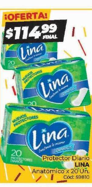 Diarco Protector diario lina anatómico oferta