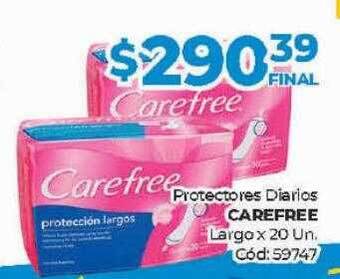 Diarco Protectores diarios carefree largo oferta