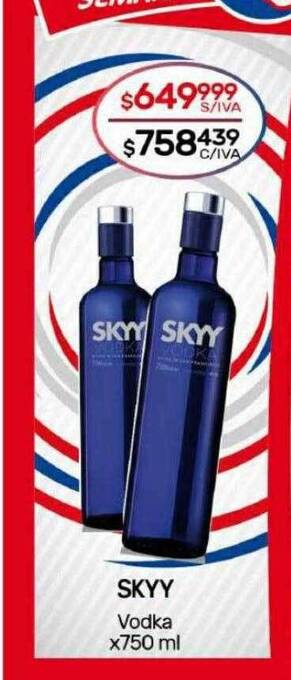 Nini Mayorista Skyy vodka oferta
