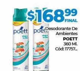 Diarco Desodorante de ambientes poett oferta