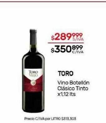 Nini Mayorista Toro vino botellón clásico tinto oferta