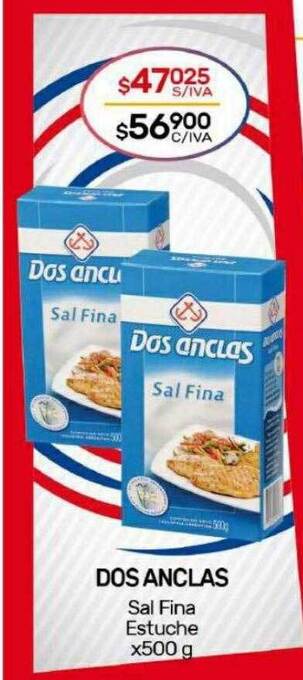 Nini Mayorista Dos anclas sal fina estuche oferta