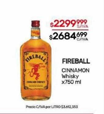 Nini Mayorista Fireball cinnamon whisky oferta