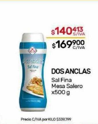 Nini Mayorista Dos anclas sal fina mesa salero oferta