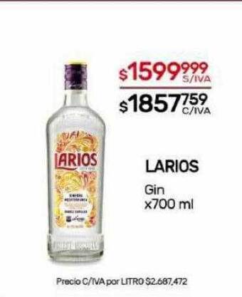 Nini Mayorista Larios gin oferta
