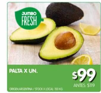 Jumbo Palta oferta