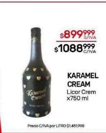 Nini Mayorista Karamel cream licor crem oferta