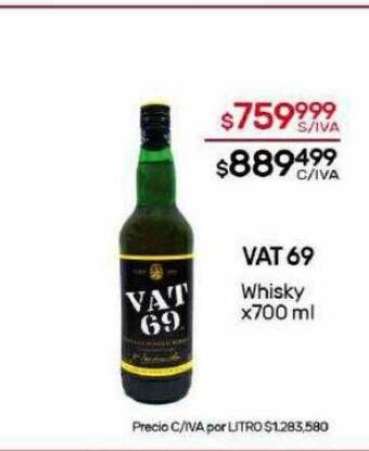 Nini Mayorista Vat 69 whisky oferta