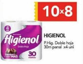 Nini Mayorista Higienol p. hig. doble hoja 30m panal oferta