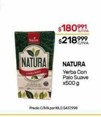 Nini Mayorista Natura yerba con palo suave oferta