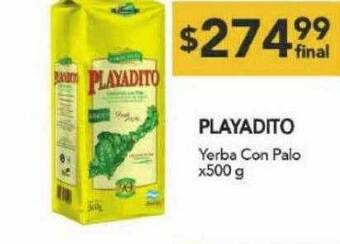 Nini Mayorista Playadito yerba con palo oferta