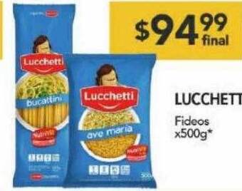 Nini Mayorista Lucchetti fideos oferta