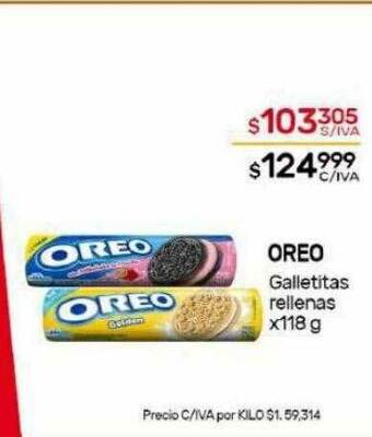 Nini Mayorista Oreo galletitas rellenas oferta