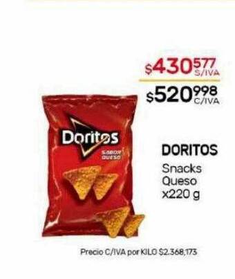 Nini Mayorista Doritos snacks queso oferta