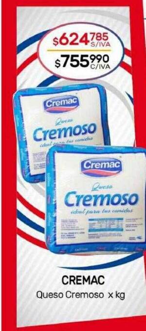Nini Mayorista Cremac queso cremoso oferta