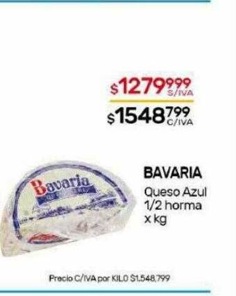 Nini Mayorista Bavaria queso azul 1 2 horma oferta