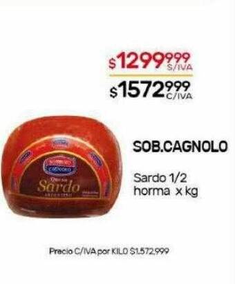 Nini Mayorista Sob. cagnolo sardo 1 2 horma oferta